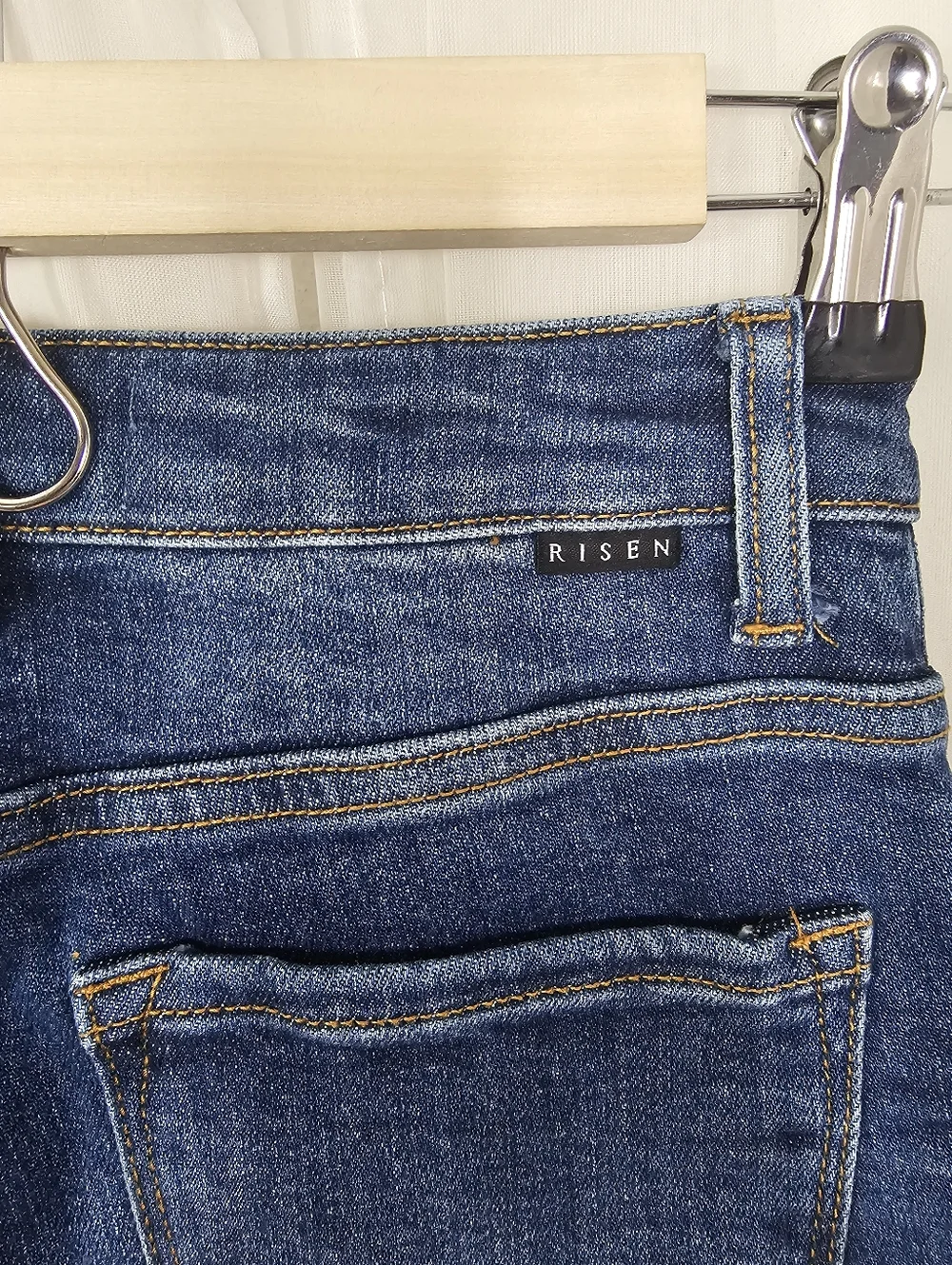 Risen High Rise Wide Leg Trouser Jeans Size 0/24 - Picture 7 of 10